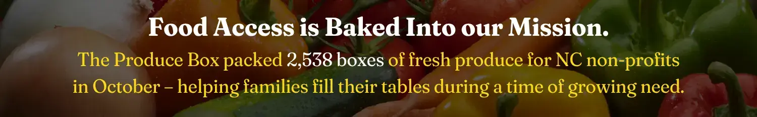 Food Access is Backed Into our Mission